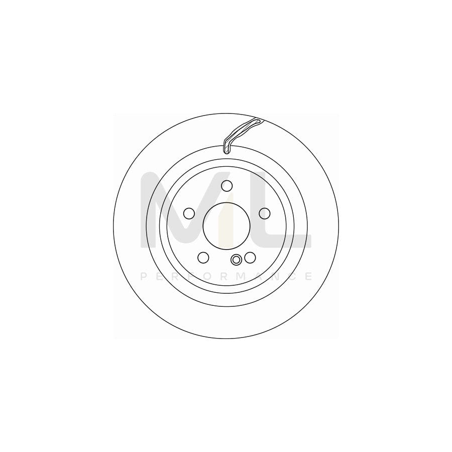 TRW DF6826S Brake Disc Vented, Painted | ML Performance Car Parts