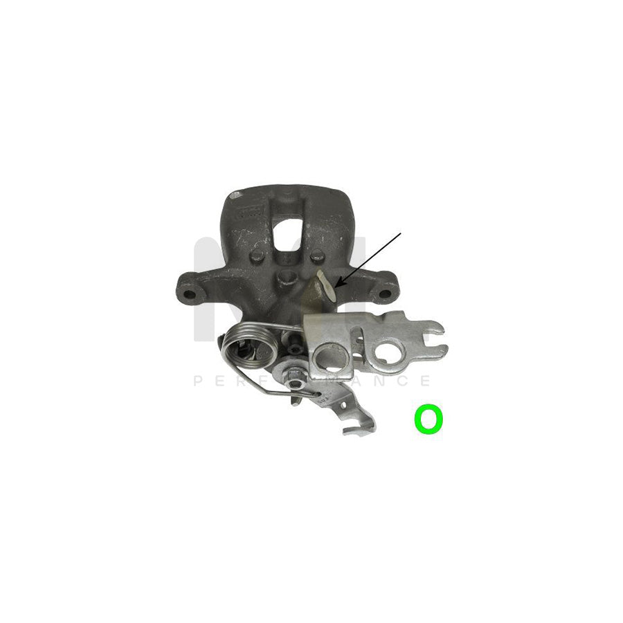 TEXTAR 38053000 Brake Caliper for VW CADDY without holder | ML Performance Car Parts