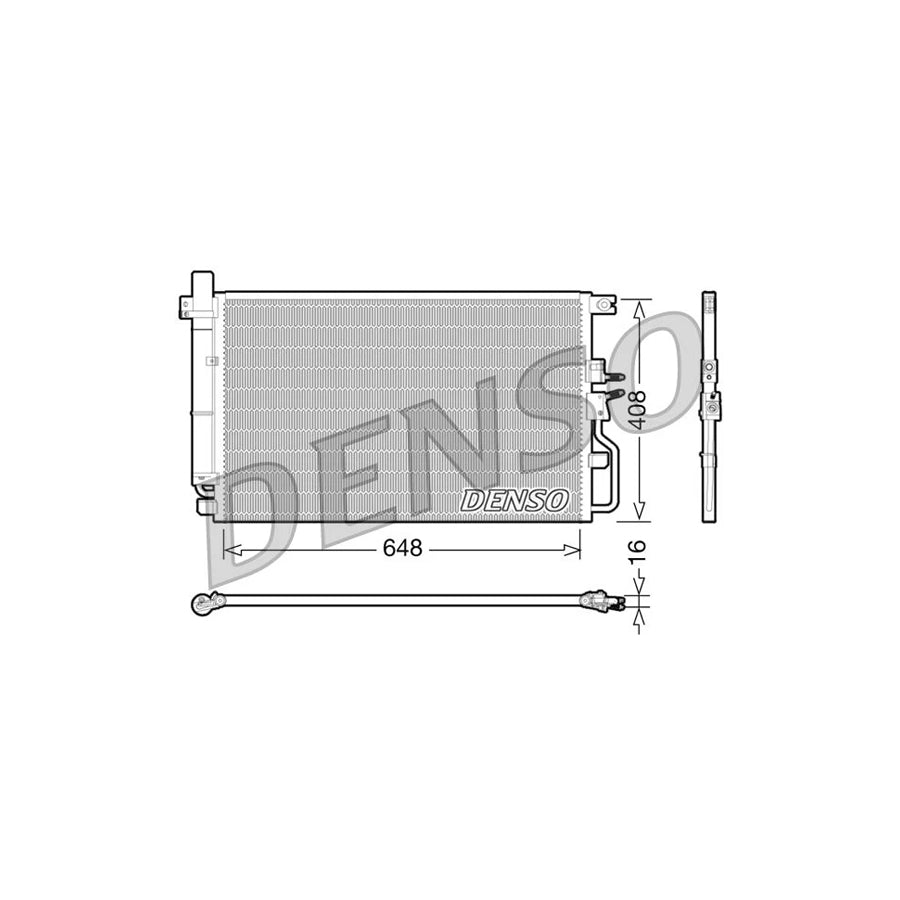 DENSO DCN47003 Air Conditioning Condenser