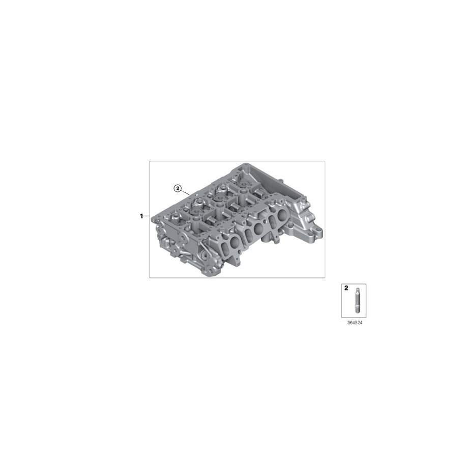 Genuine BMW 11128511211 F56 F46 F55 Cylinder Head (Inc. One D, Cooper D & 214d) | ML Performance US Car Parts