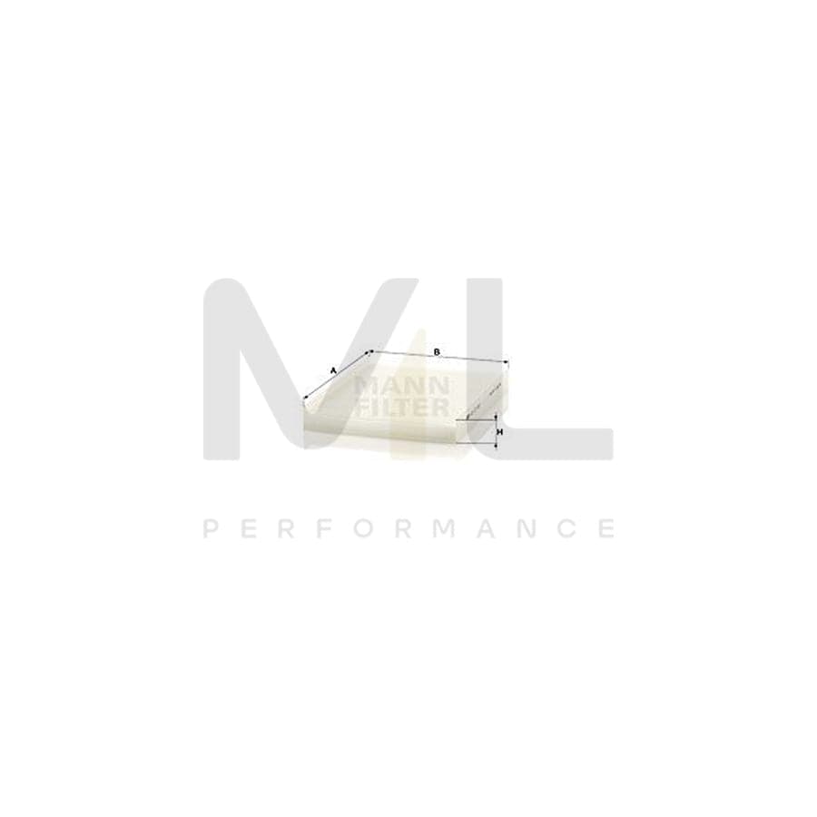 MANN-FILTER CU 27 007 Pollen filter for HYUNDAI Santa Fe II (CM) Particulate Filter