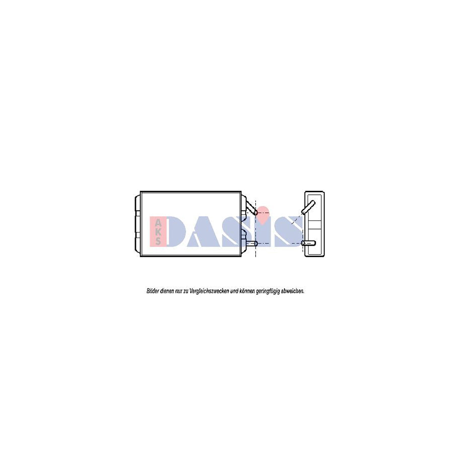 AKS Dasis 229080N Heater Matrix