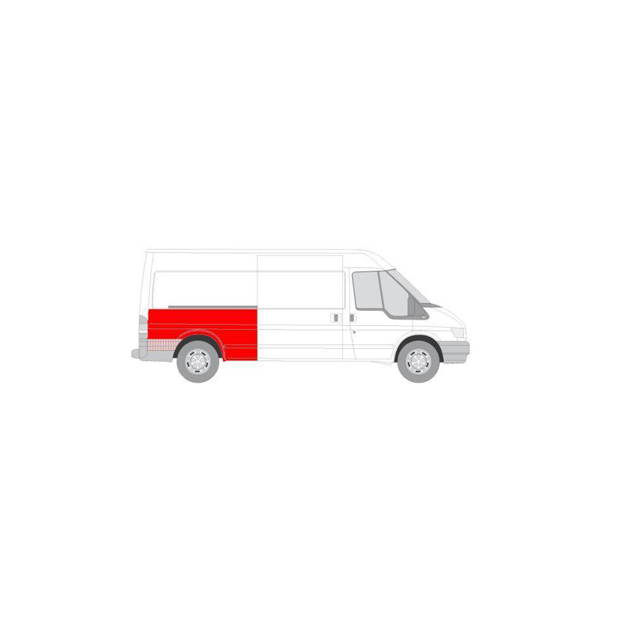 Blic 6504-03-2509536K Wing Fender For Ford Transit