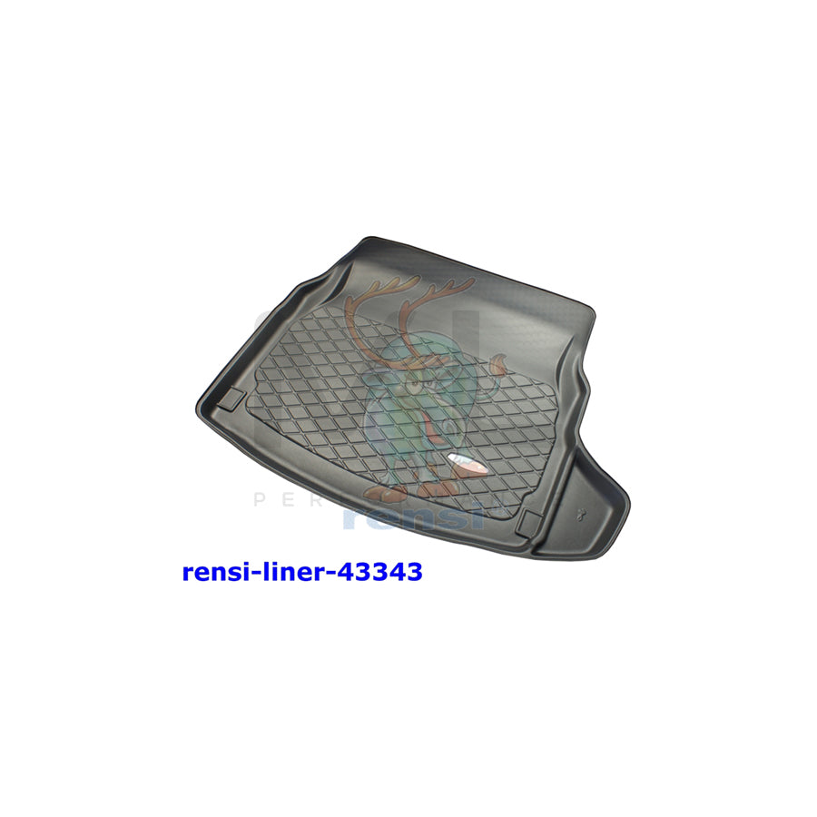 RENSI 43343 Car boot tray suitable for MERCEDES-BENZ C-Class Saloon (W205) Plastic