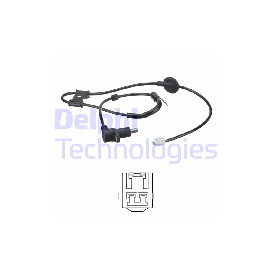 Delphi Ss20527 Abs Sensor For Hyundai Coupe Ii (Gk)