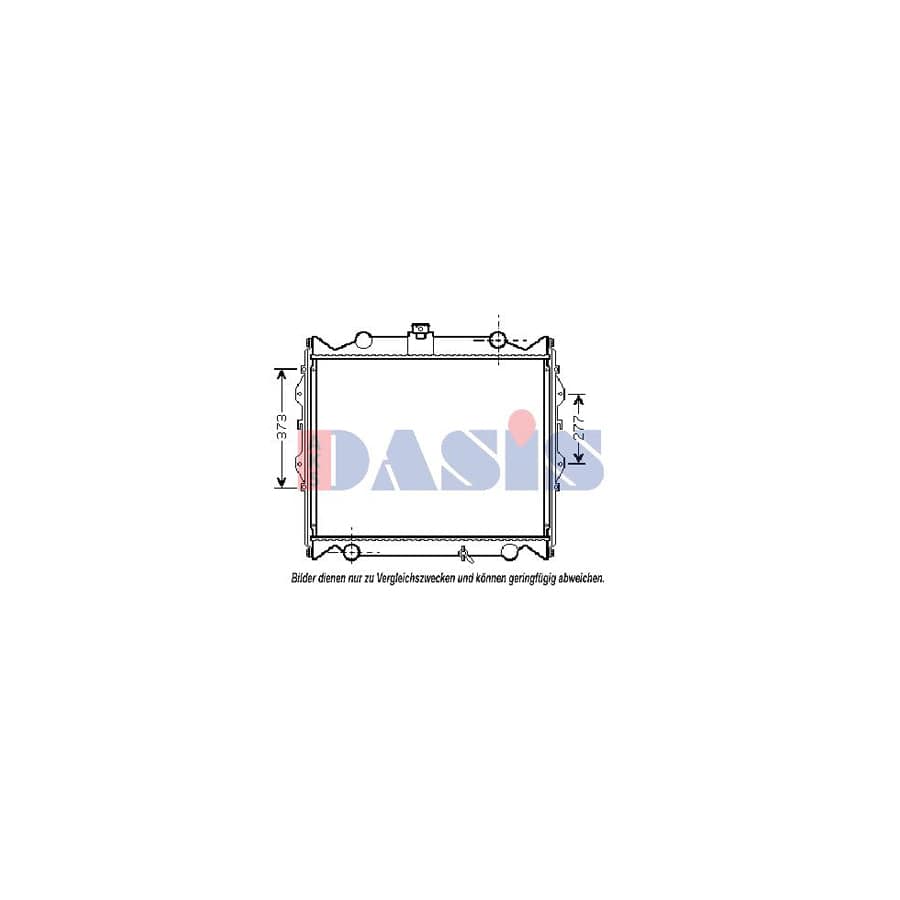 AKS Dasis 210043N Engine Radiator
