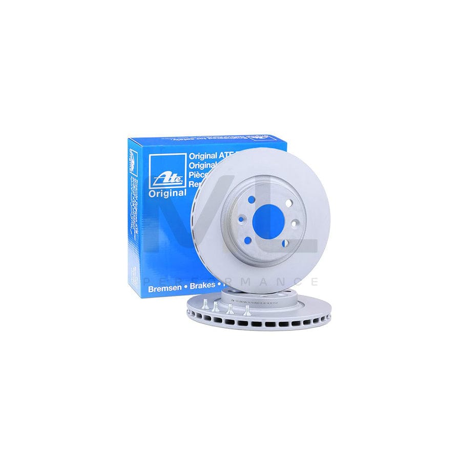 ATE 24.0122-0289.1 Brake Disc Vented, Coated, Alloyed / High-carbon, with bolts/screws - 1 piece