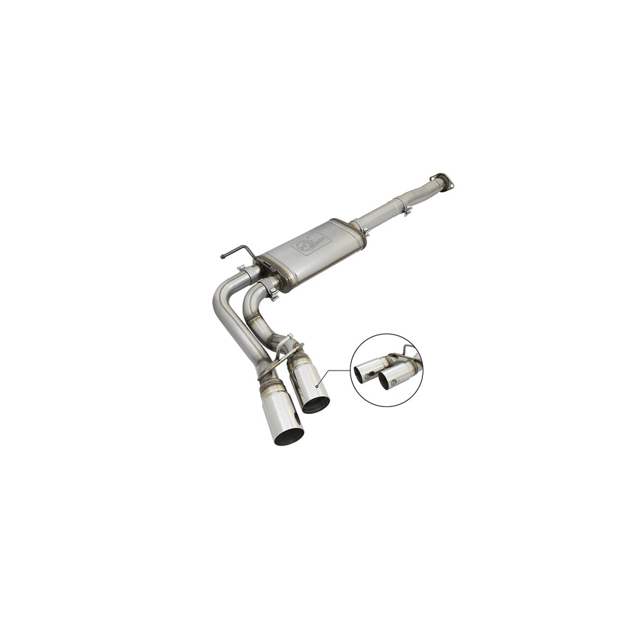 aFe 49-46033-P Cat-Back Exhaust System Toyota Tacoma 05-15 V6-4.0L | ML Performance US Car Parts