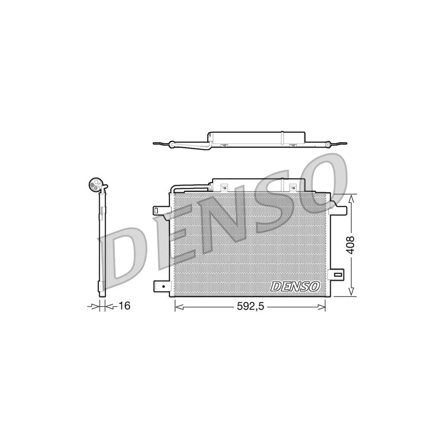 DENSO DCN17003 Air Conditioning Condenser