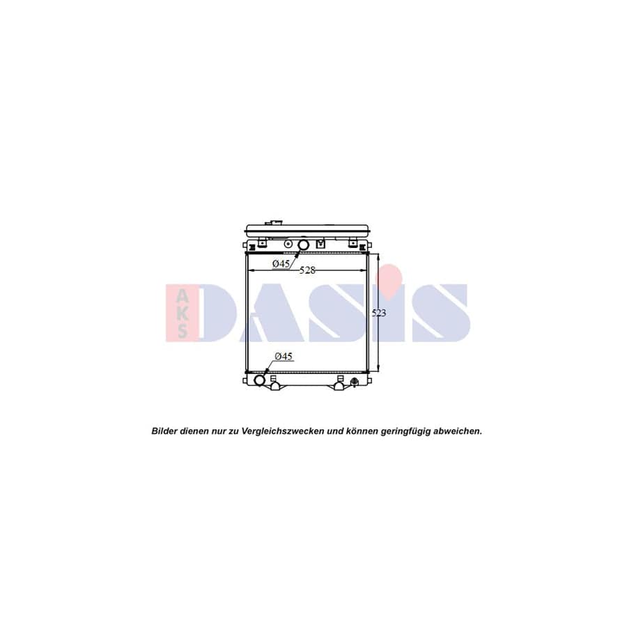 AKS Dasis 450020N Engine Radiator