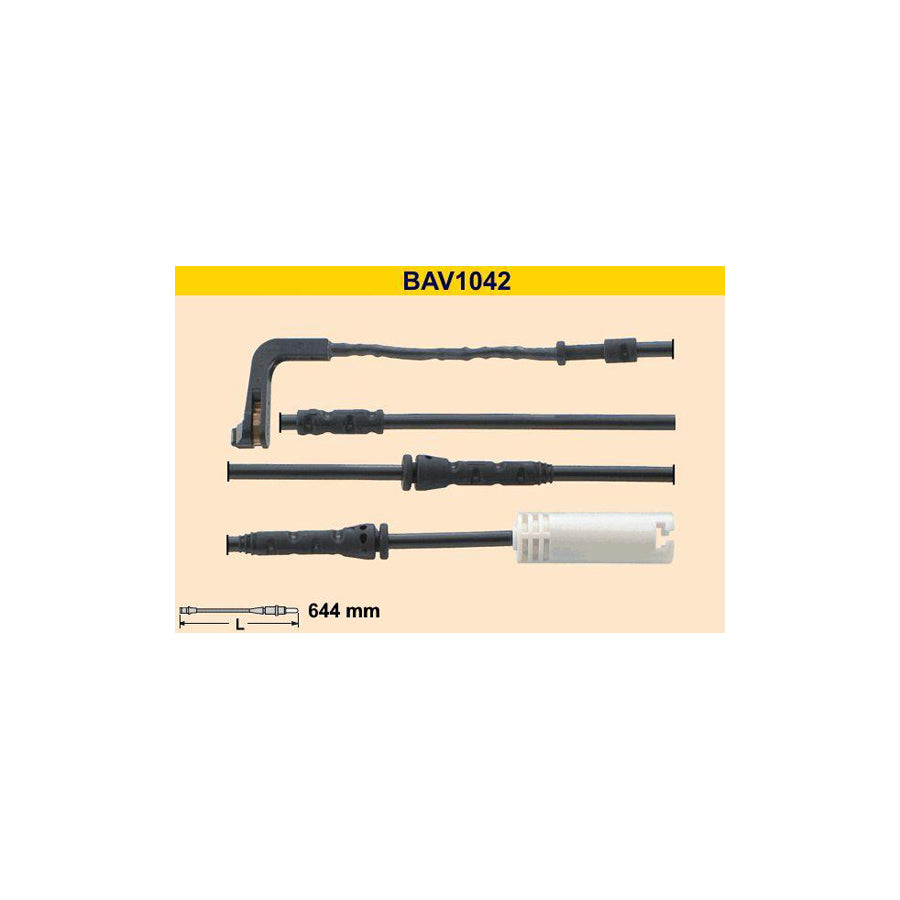 Barum Bav1042 Brake Pad Wear Sensor