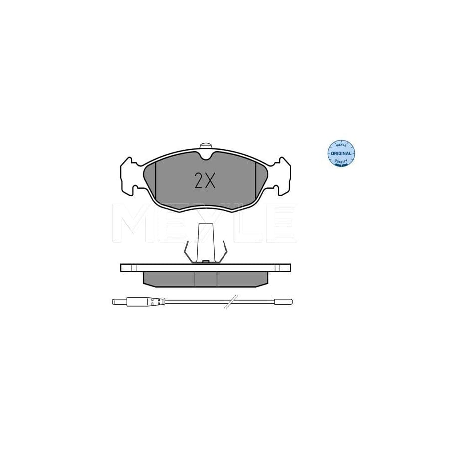 Meyle 025 218 2717 Brake Pad Set