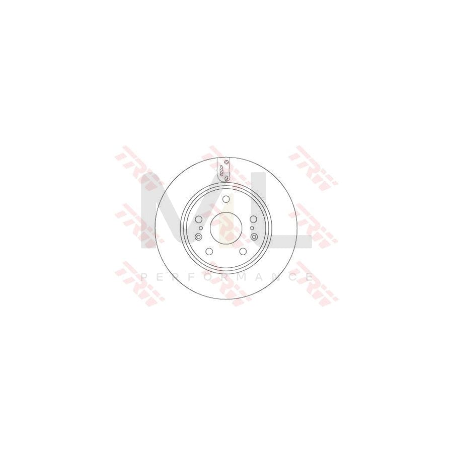 TRW DF6703 Brake Disc Vented, Painted | ML Performance Car Parts