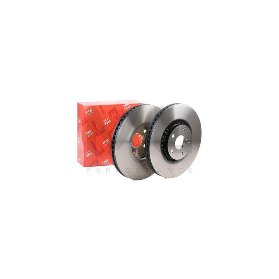 TRW DF4855S Brake Disc Left Front, Vented, Painted, High-carbon | ML Performance Car Parts