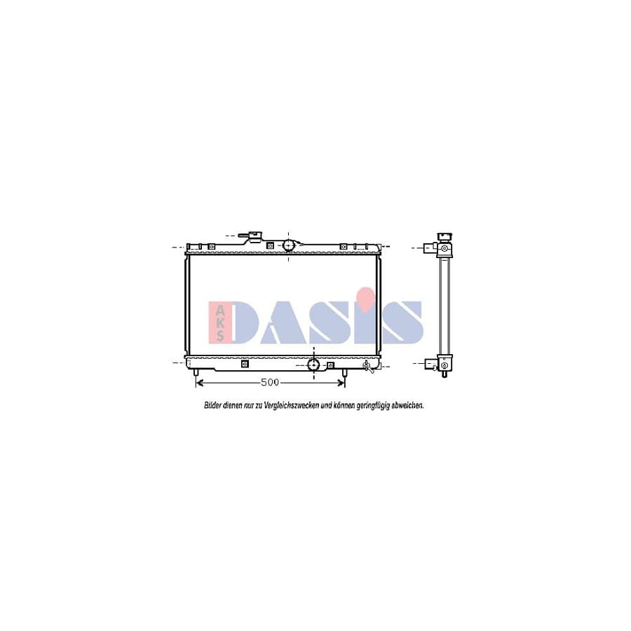 AKS Dasis 210045N Engine Radiator for Toyota Corolla VIII Estate (E110)