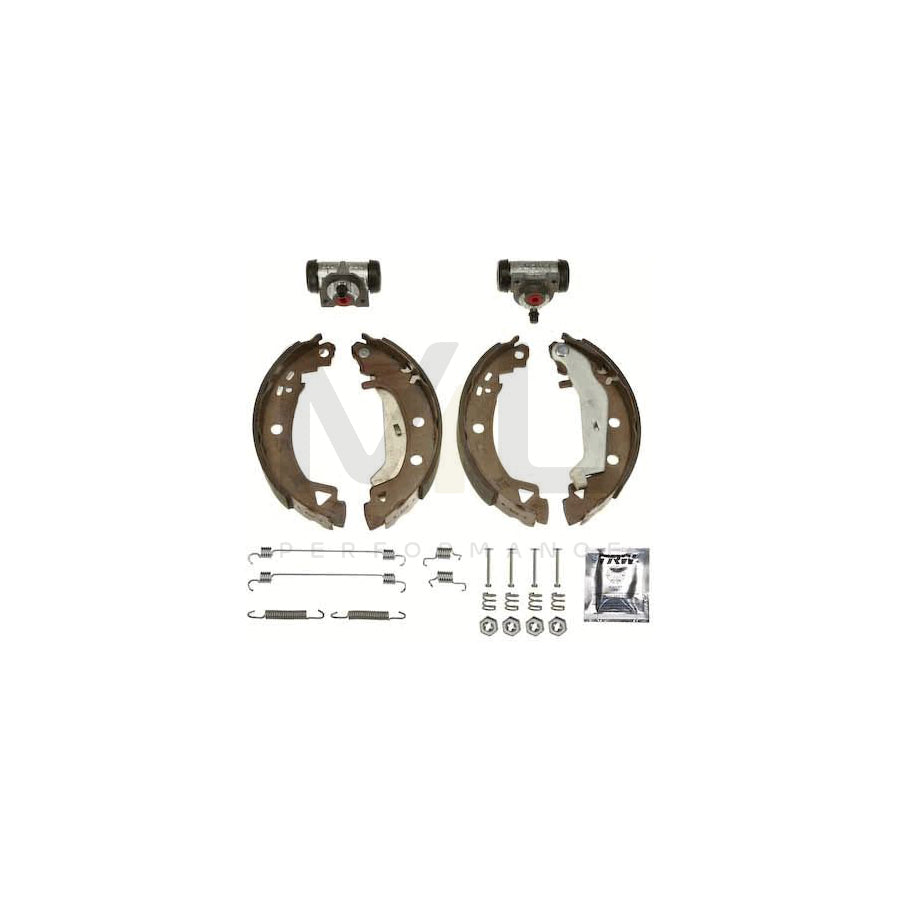 TRW Brake Kit BK1736 Brake Shoe Set for FIAT MAREA with wheel brake cylinder | ML Performance Car Parts