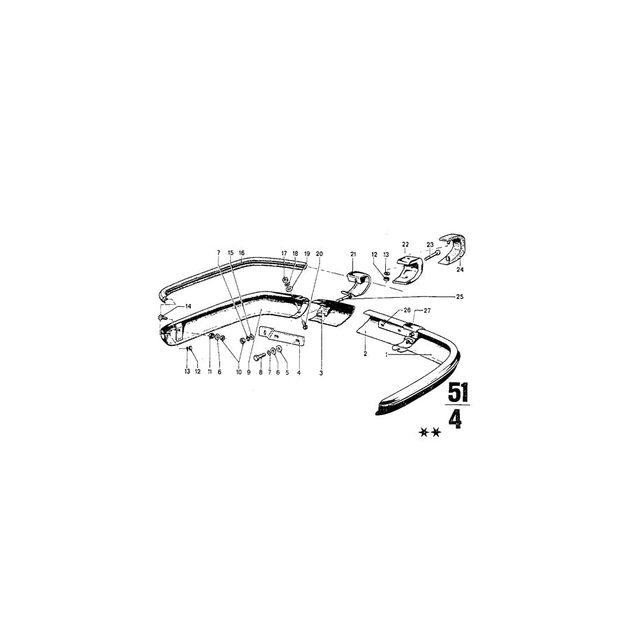 Genuine BMW 51121804527 Screw (Inc. 3.3L, 2800Bav & 2.8L) | ML Performance US Car Parts