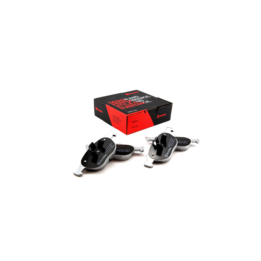 Brembo 07.B314.42 Ford Front HP2 High Performance Brake Pad Set (Inc. Fiesta, Focus, Tourneo Connect, Transit Connect) | ML Performance US Car Parts