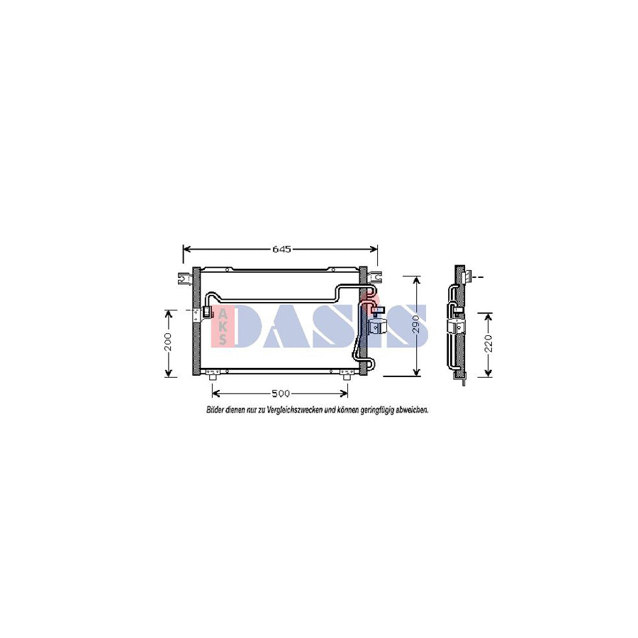 AKS Dasis 232000N Air Conditioning Condenser