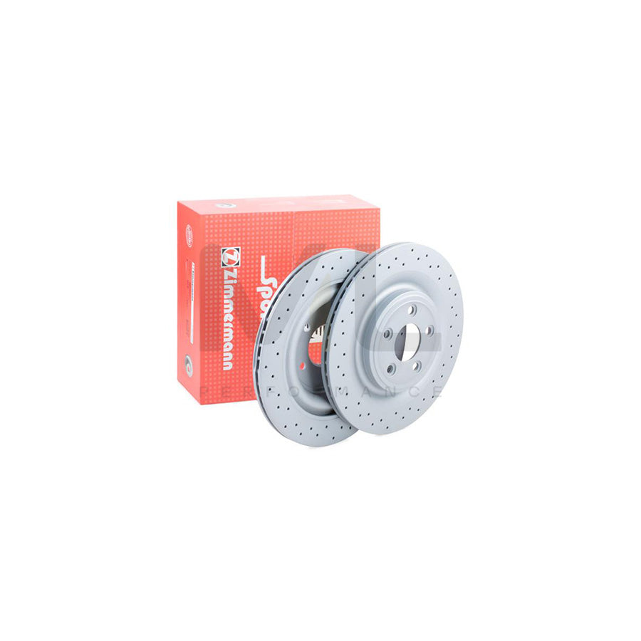 ZIMMERMANN SPORT COAT Z 290.2265.52 Brake Disc Internally Vented, Perforated, Coated, High-carbon - 1 piece