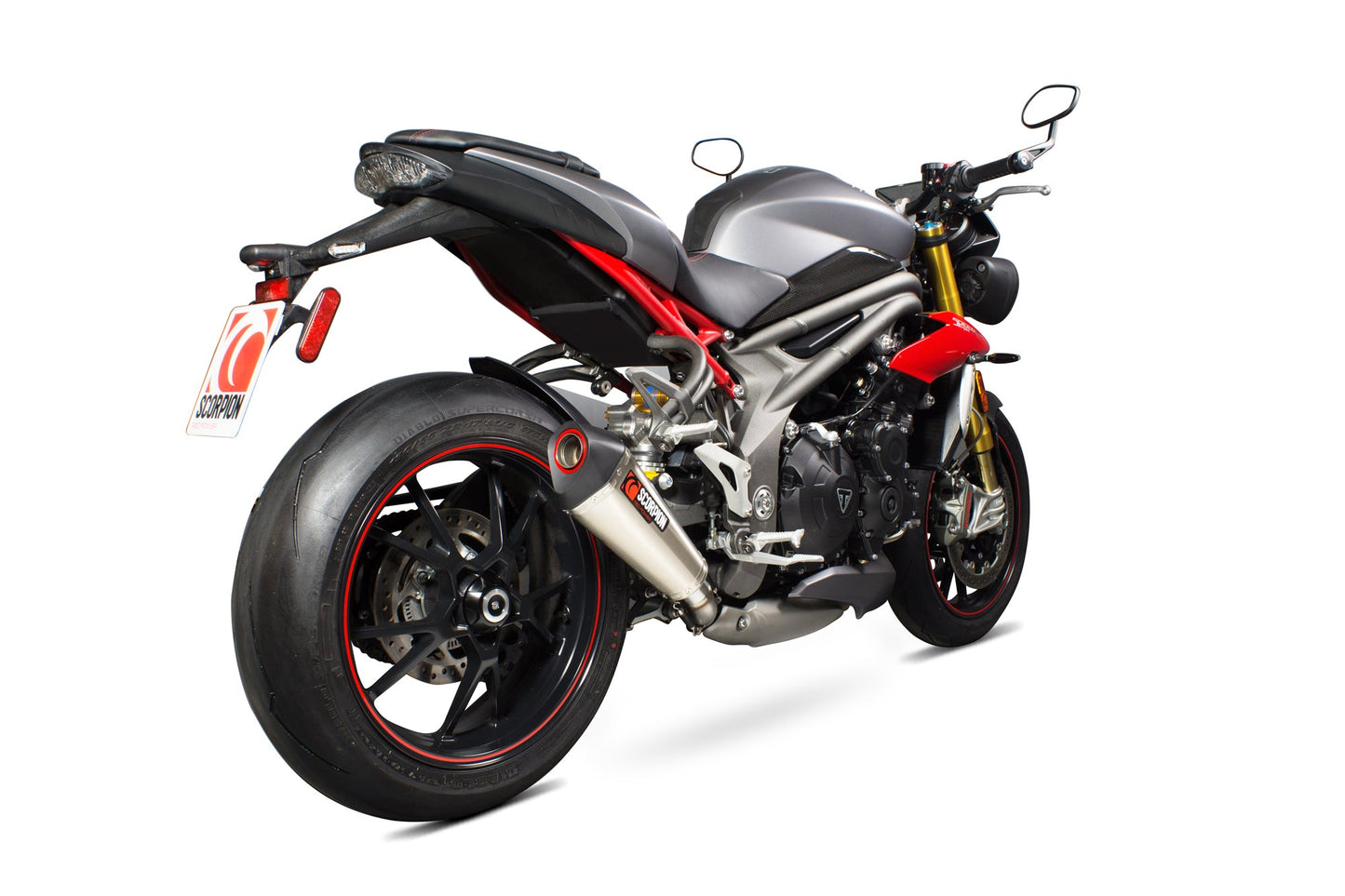 Scorpion RTR84SETEO Triumph Speed Triple 1050 R Serket Taper Slip-On - Titanium Sleeve | ML Performance US US