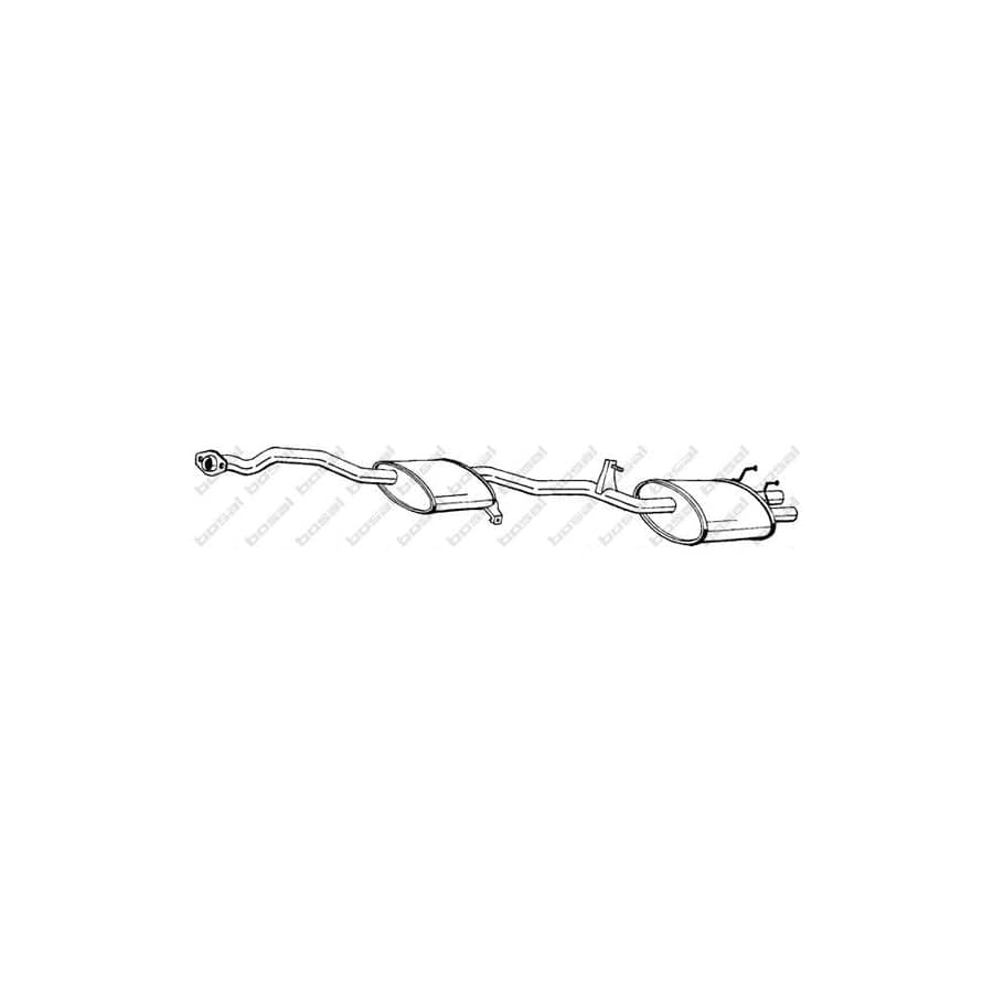 Bosal 287-321 Rear Silencer for Nissan 200Sx (S13)