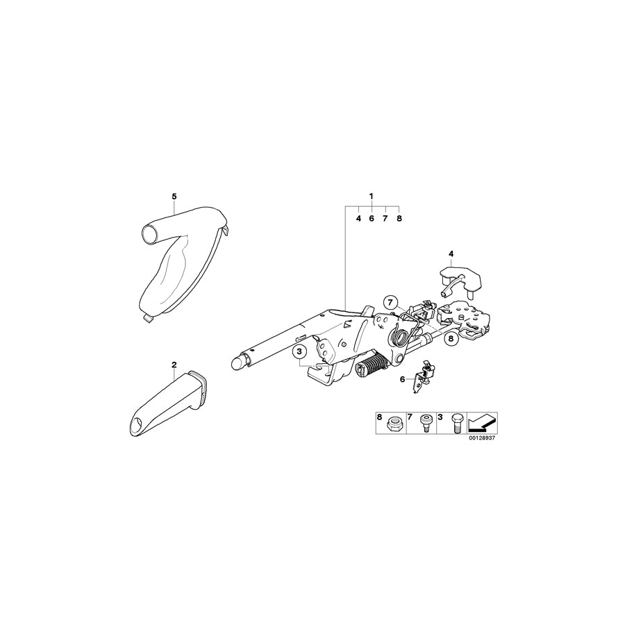 Genuine BMW 34406764953 E63 E64 E86 Screw M4 (Inc. X3 3.0sd, Z4 3.0i & 520i) | ML Performance US Car Parts