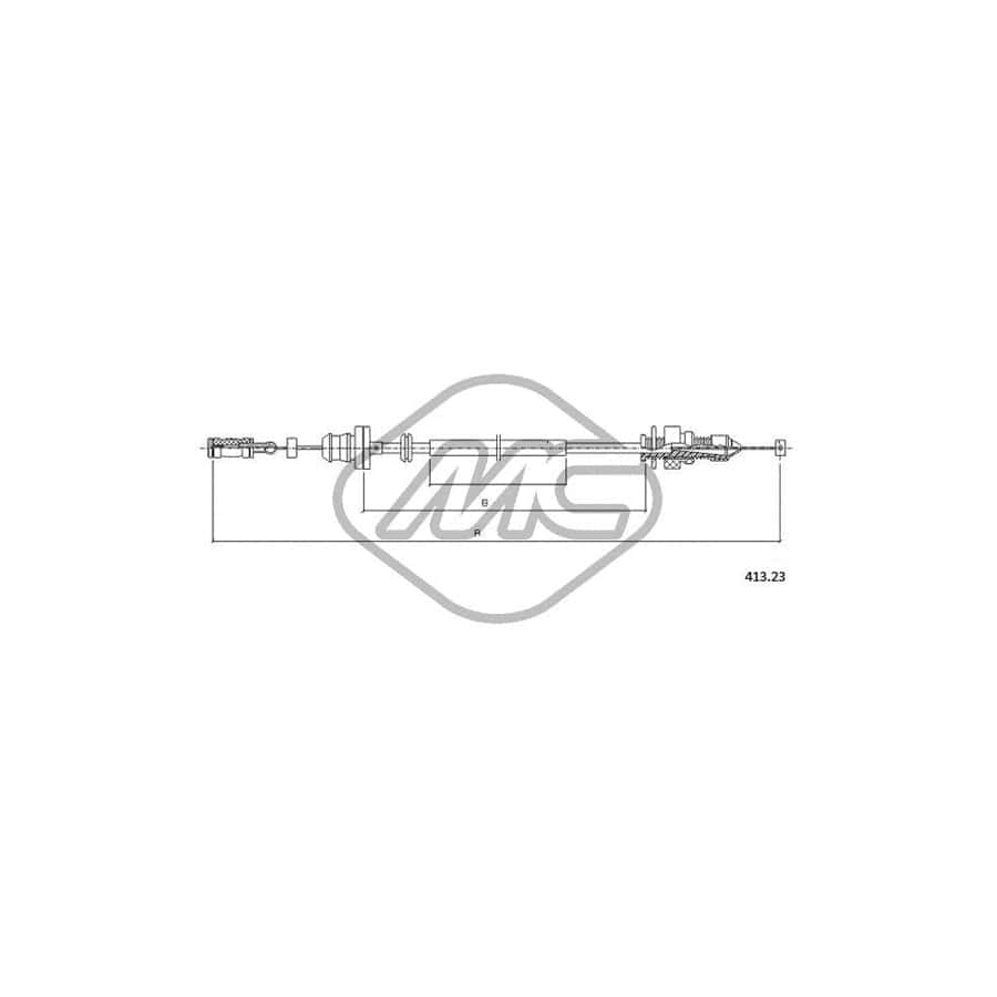 Metalcaucho 81552 Throttle Cable for FIAT PUNTO
