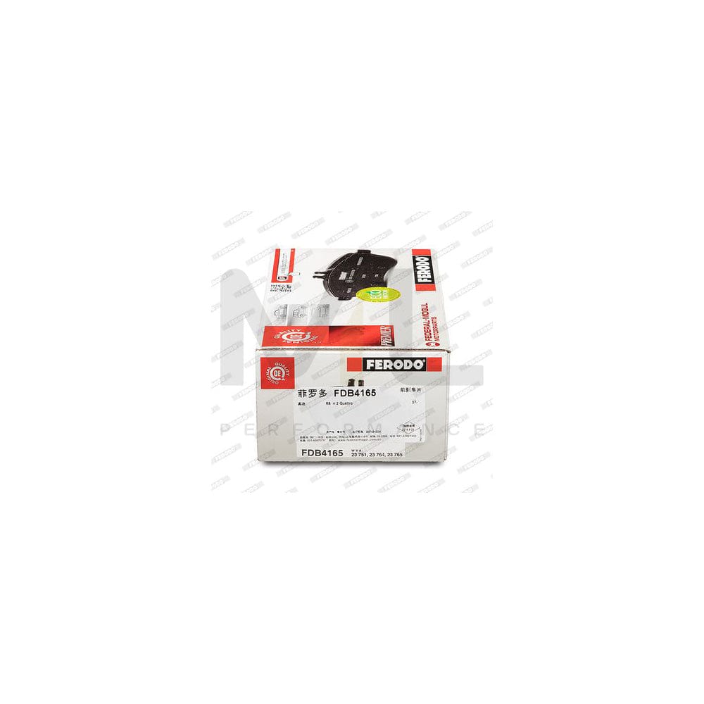 Ferodo Fdb4848 Brake Pad Set For Alfa Romeo Giulia Saloon (952) Premier Eco Friction, Incl. Wear Warning Contact, With Accessories | ML Performance Car Parts