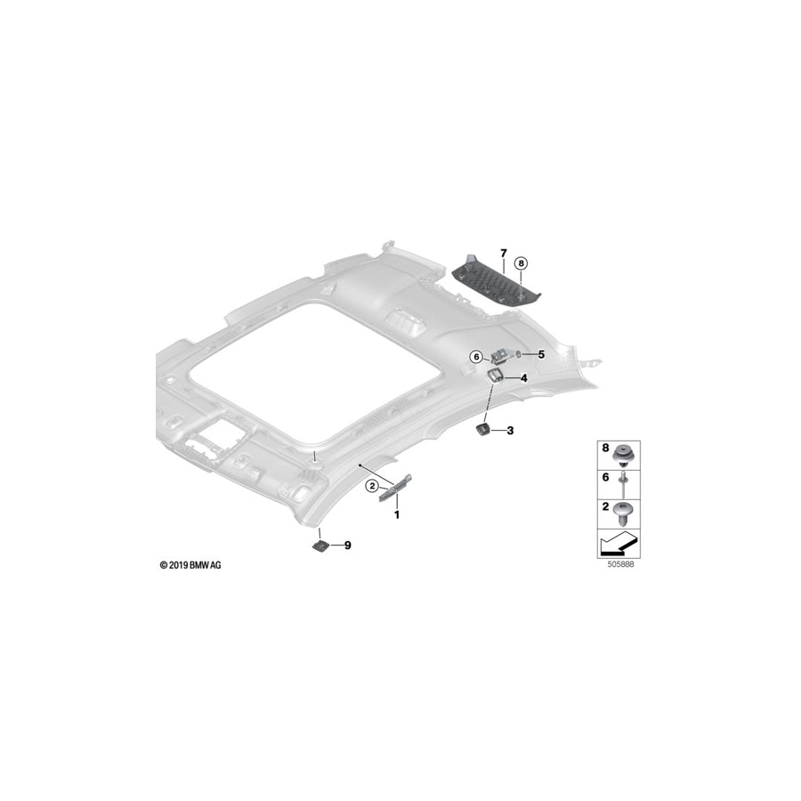 Genuine BMW 51167475559 F44 Deflector Plate, Left (Inc. M235iX, 218i & 220d) | ML Performance US