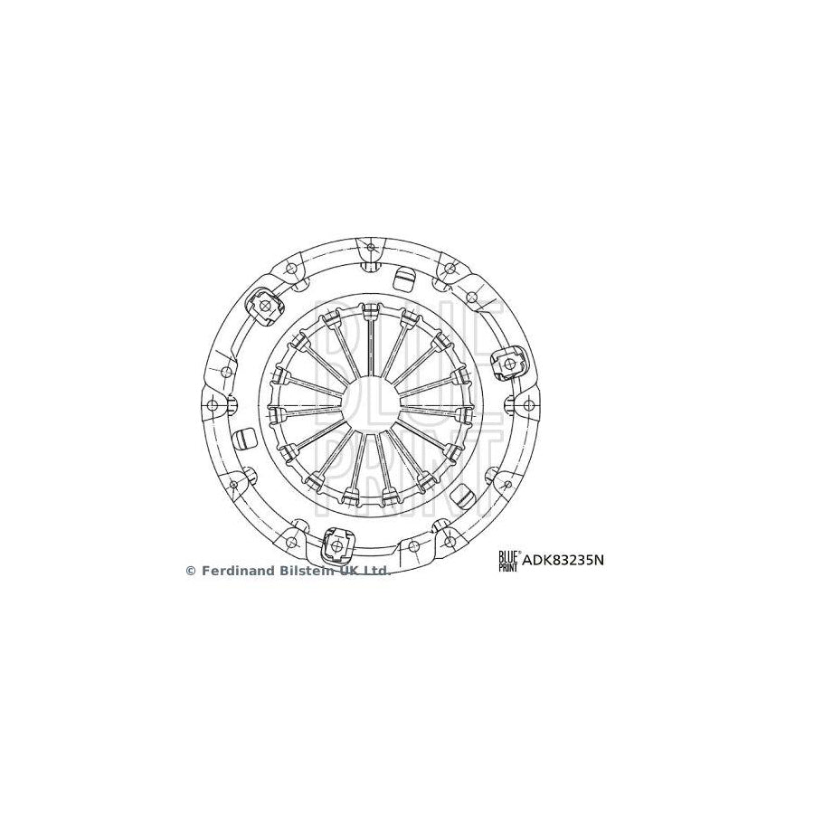 Blue Print Adk83235N Clutch Pressure Plate