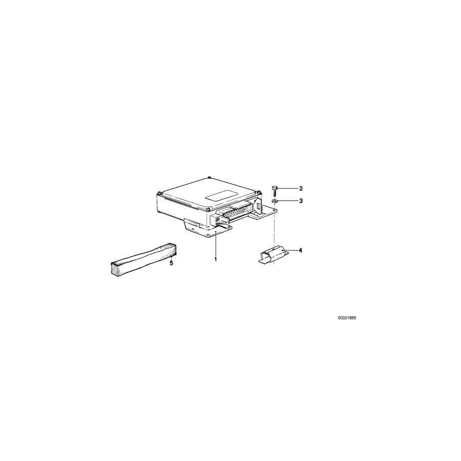 Genuine BMW 12141272152 E24 E23 At-Control Unit (Inc. 633CSi & 732i) | ML Performance US Car Parts