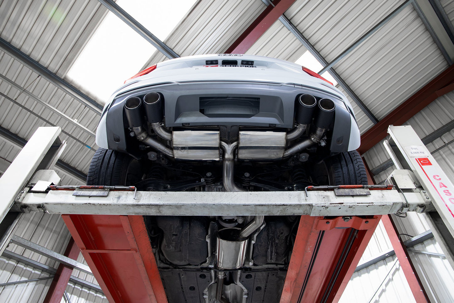 Scorpion SAU091CF Audi SQ2 Resonated Gpf-Back System With No Valves | ML Performance US US