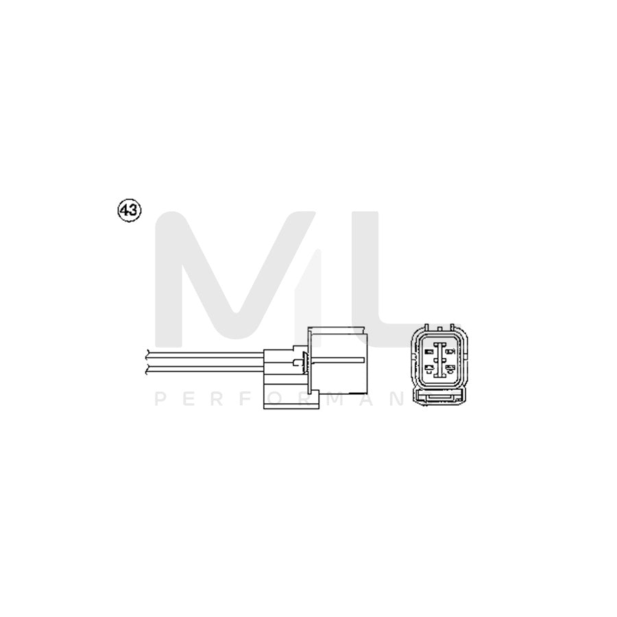 NTK Lambda Sensor / O2 Sensor (NGK 0212) - OZA333-H27 | ML Car Parts UK | ML Performance