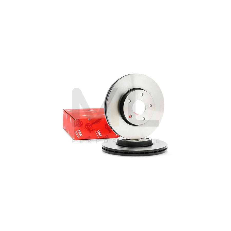 TRW DF4465 Brake Disc Vented, Painted, High-carbon | ML Performance Car Parts