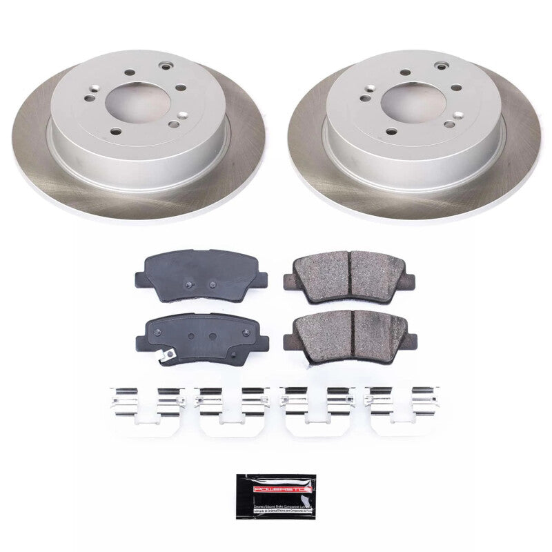 PowerStop Power Stop 17-22 Kia Sportage Rear Semi-Coated Rotor Kit