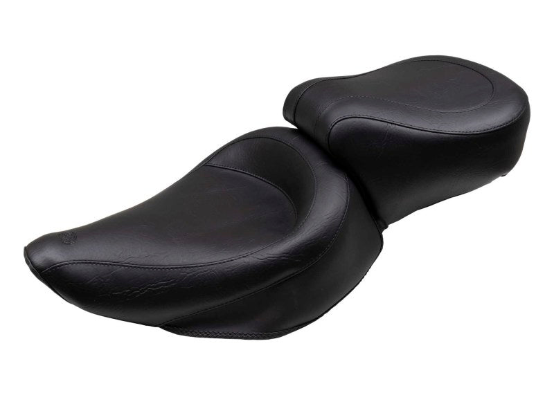 Mustang Motorcycle Mustang 91-05 Harley Dyna Wide Touring 1PC Seat - Black