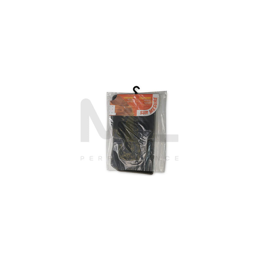 CUSTOPOL Tailored BM65S Floor mat set for BMW 3 Series Textile, Front and Rear, Quantity: 4, Grey
