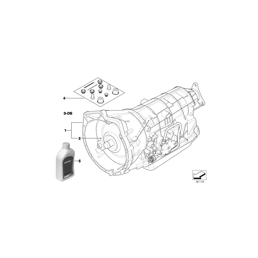 Genuine BMW 24407509116 E39 E46 E85 Torque Converter D51 (Inc. 325Ci, 325ti & 323Ci) | ML Performance US Car Parts