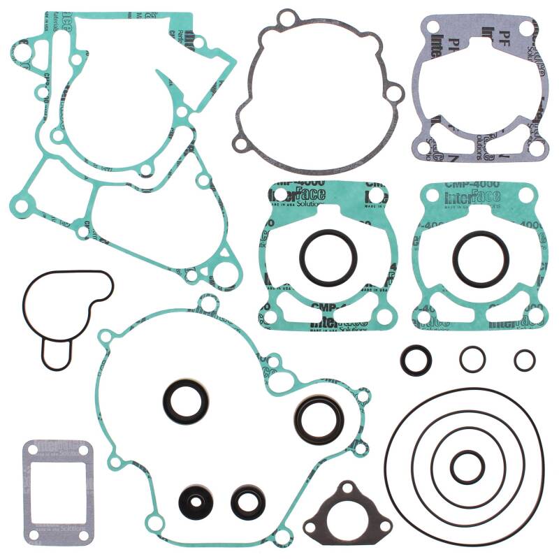 Vertex Pistons Vertex Gaskets 21-23 Gas-Gas MC 50 Complete Gasket Kit w/ Oil Seals