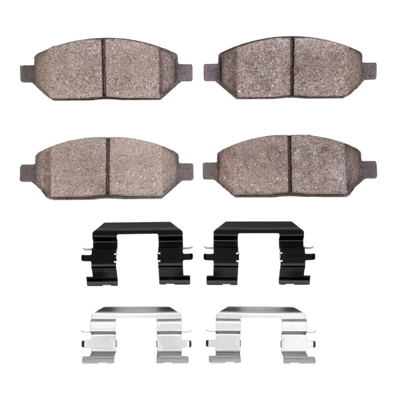 DFC 17-18 Chevrolet Spark (Mexico) Front 3000 Ceramic Brake Pads and Hardware Kit