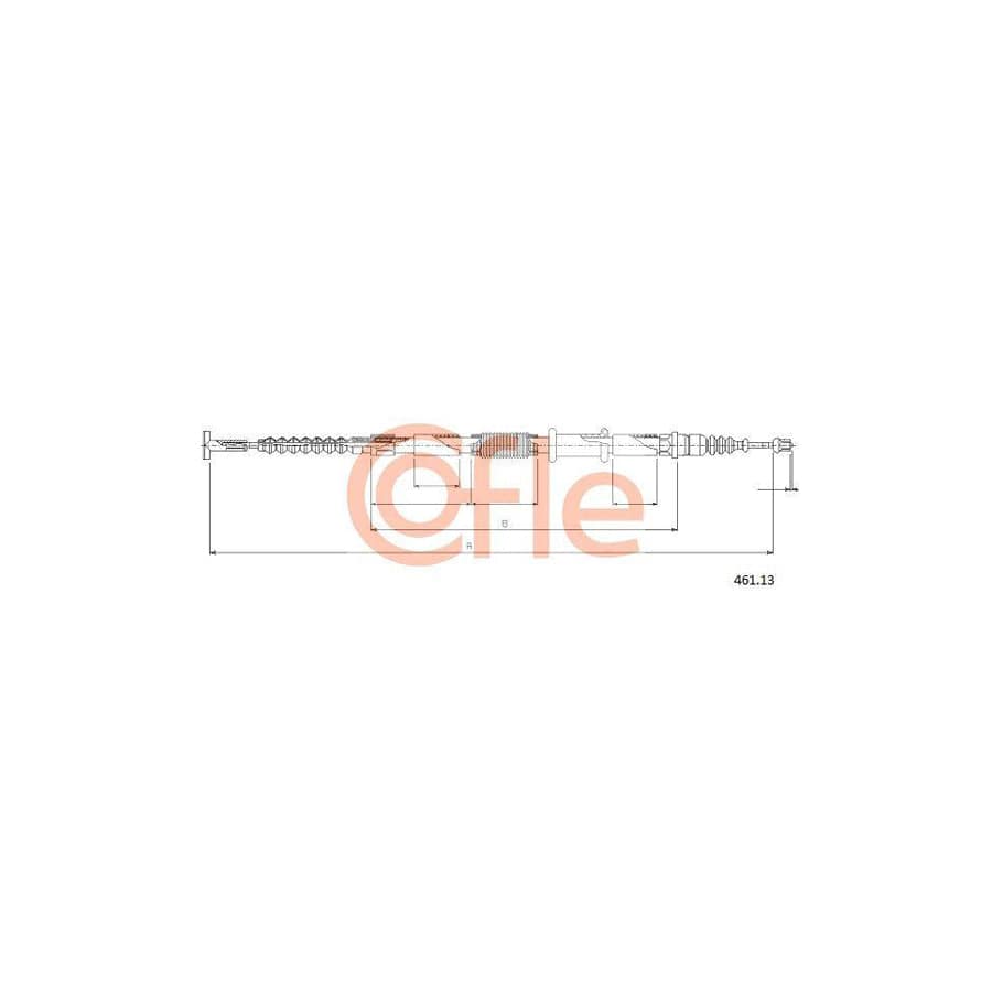 Cofle 461.13 Hand Brake Cable