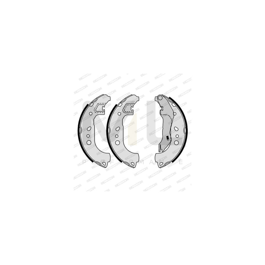 FERODO FSB4199 Brake Shoe Set with handbrake lever, PREMIER | ML Performance Car Parts