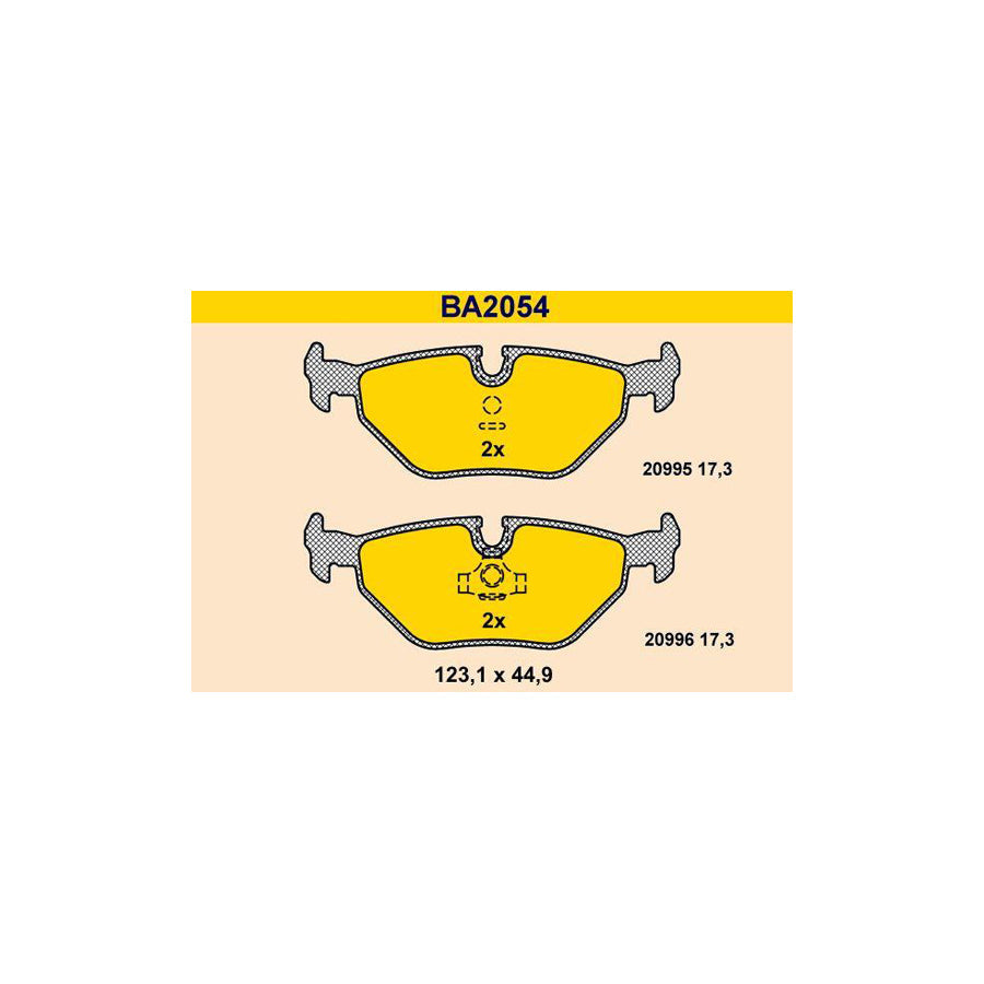 Barum Ba2054 Brake Pad Set