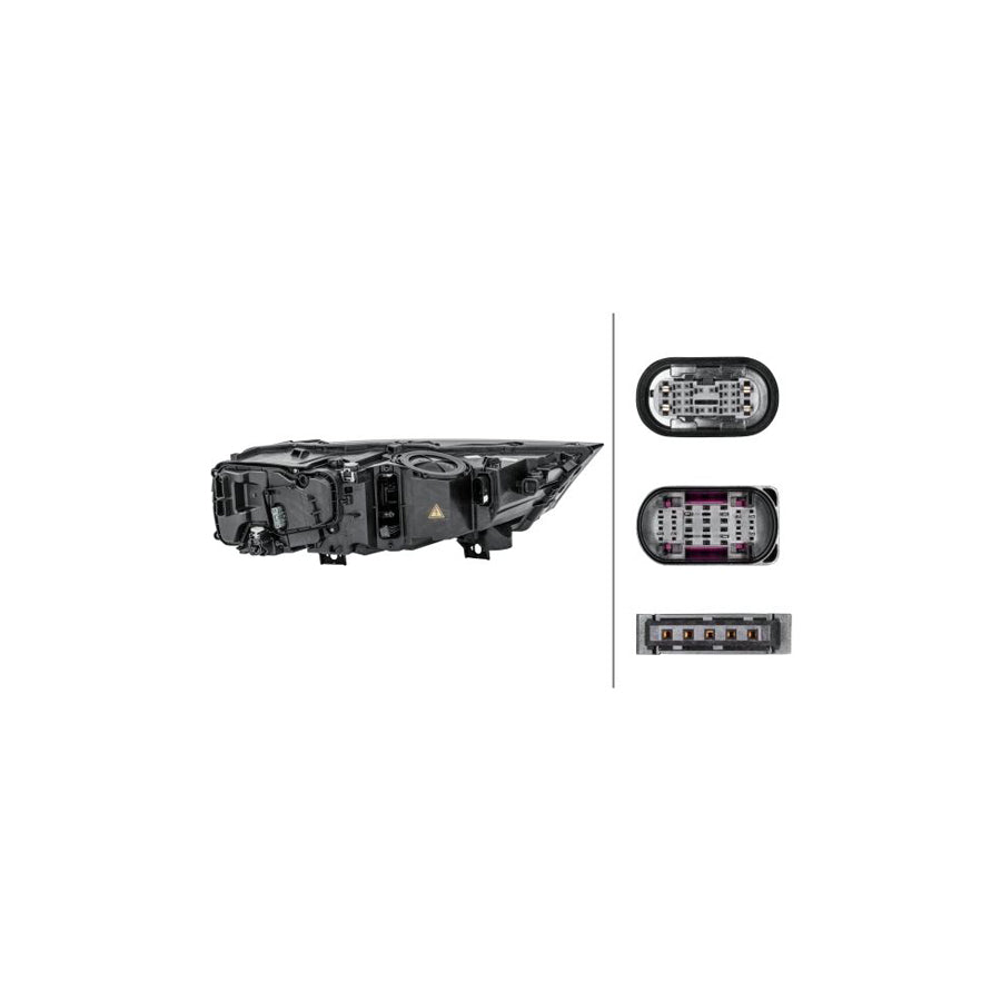Hella 1ZS 354 841-031 Headlight For Audi Q7 (4MB)