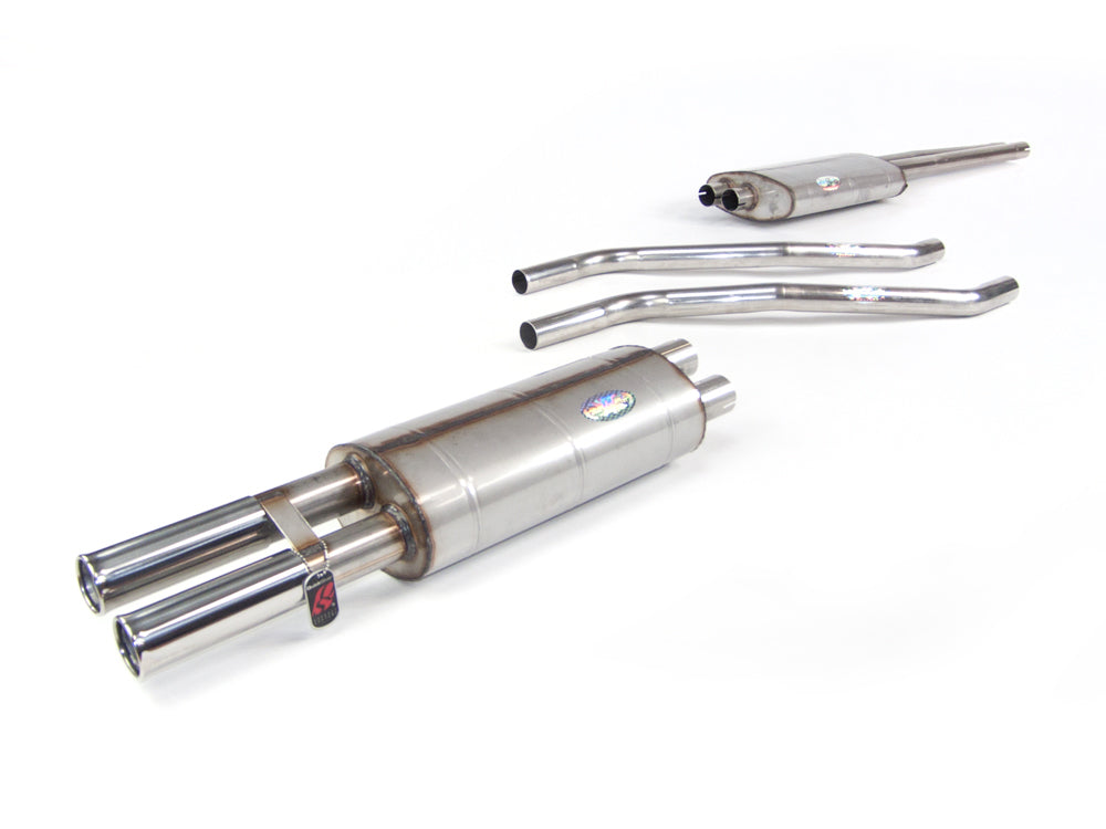 QuickSilver MZ034 Mercedes 280 S, SE, SEL W108 - Stainless Steel Exhaust | ML Performance US Car Parts