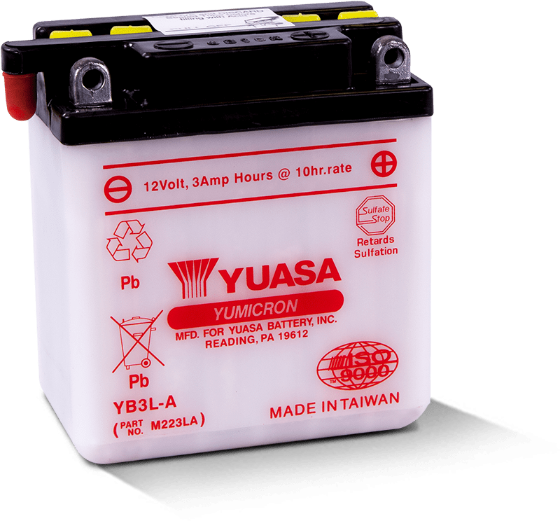 Yuasa Battery Yuasa YB3L-A Yumicron 12-Volt Battery