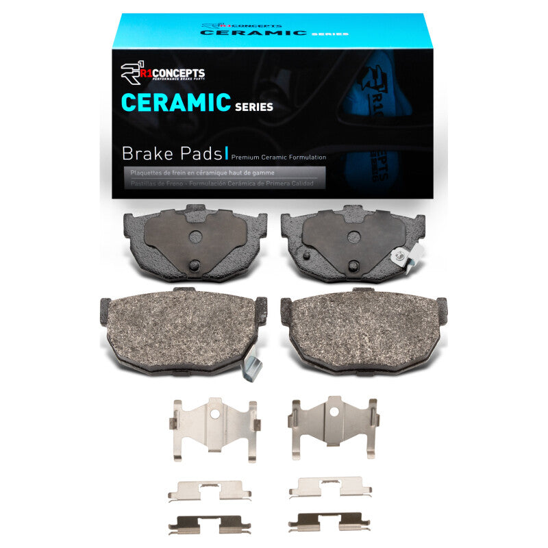 R1 Concepts R1 84-84 Nissan Maxima Rear Ceramic Pads & Hardware Kit