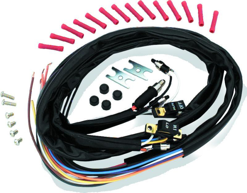 TwinPower Twin Power 73-81 Big Twin and XL Black Handlebar Bar Switches With Wires