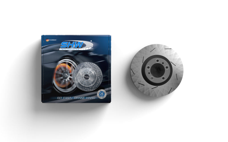 SHW Performance SHW 12-13 Porsche Panamera TurboS 4.8L w/X80 Power Pkg Right Rear Slott MB Brake Rotor (97035240620)